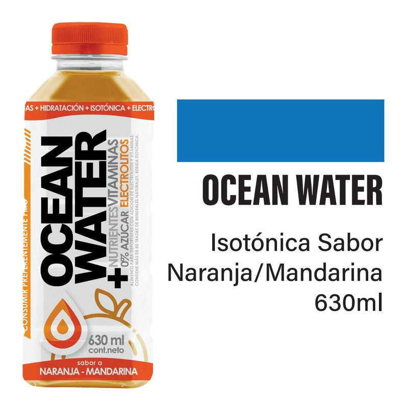 Ocean Water 24 Iones Naranja / Mandarina x 630 ml