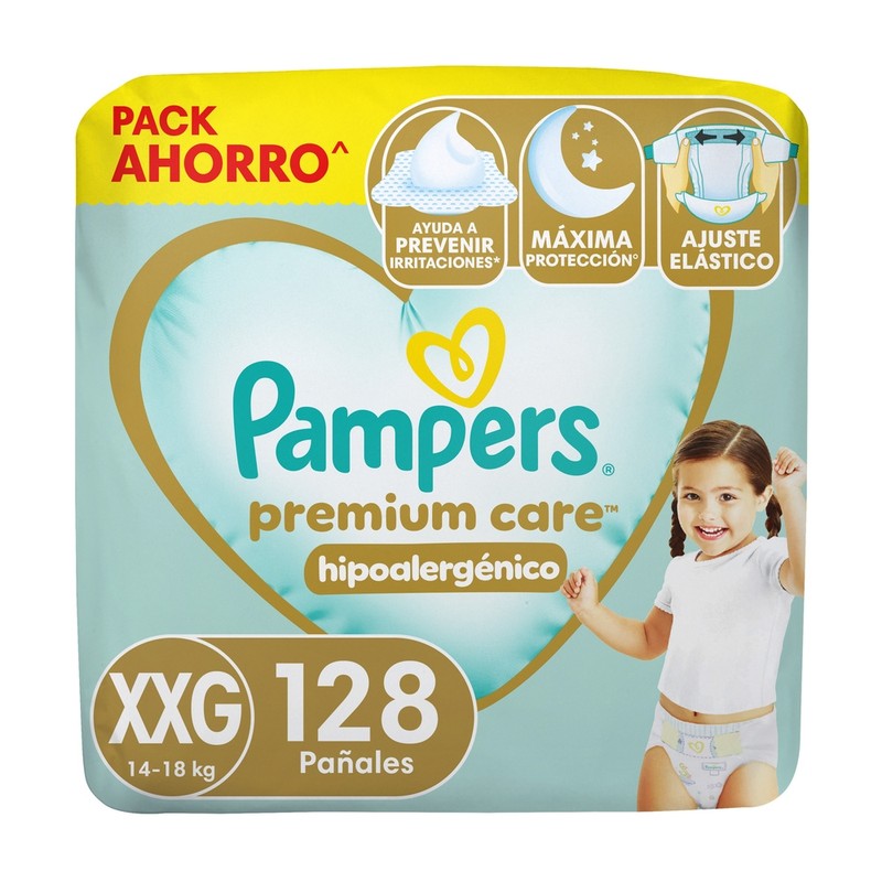 Pampers Premium Care Xxg x 14 Unidades