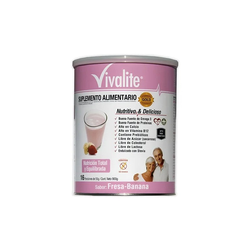 Vivalite Gold Fresa Banana x 900 Gr