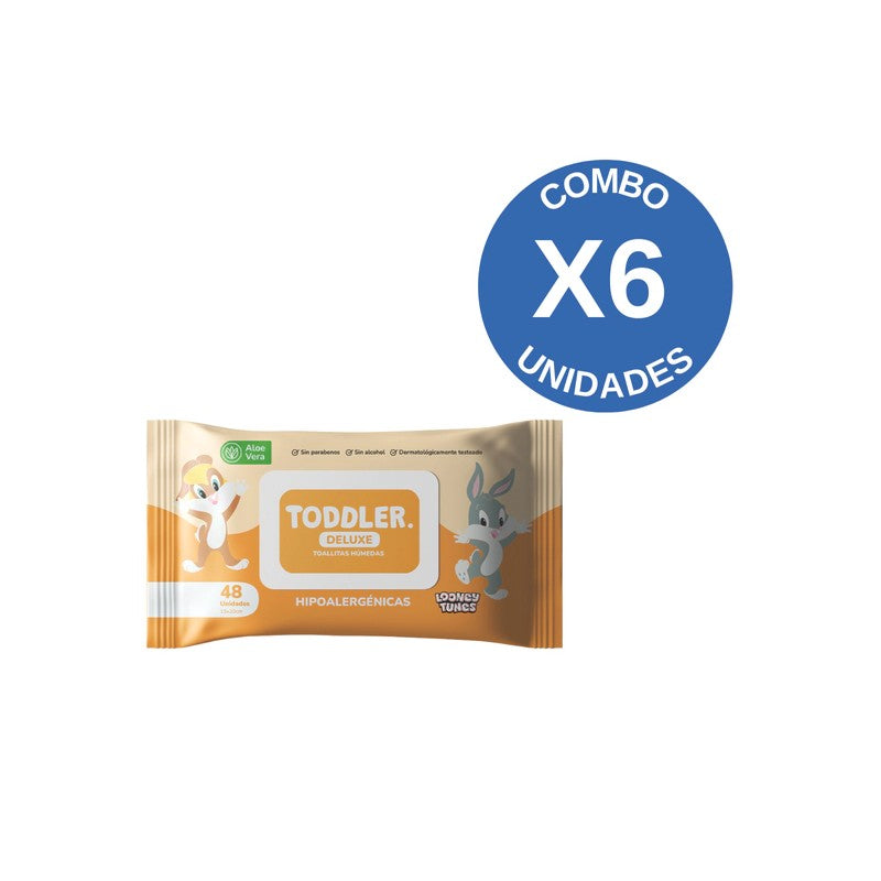 Toddler Toallas Humedas Bebe Con Aloe Vera x 48