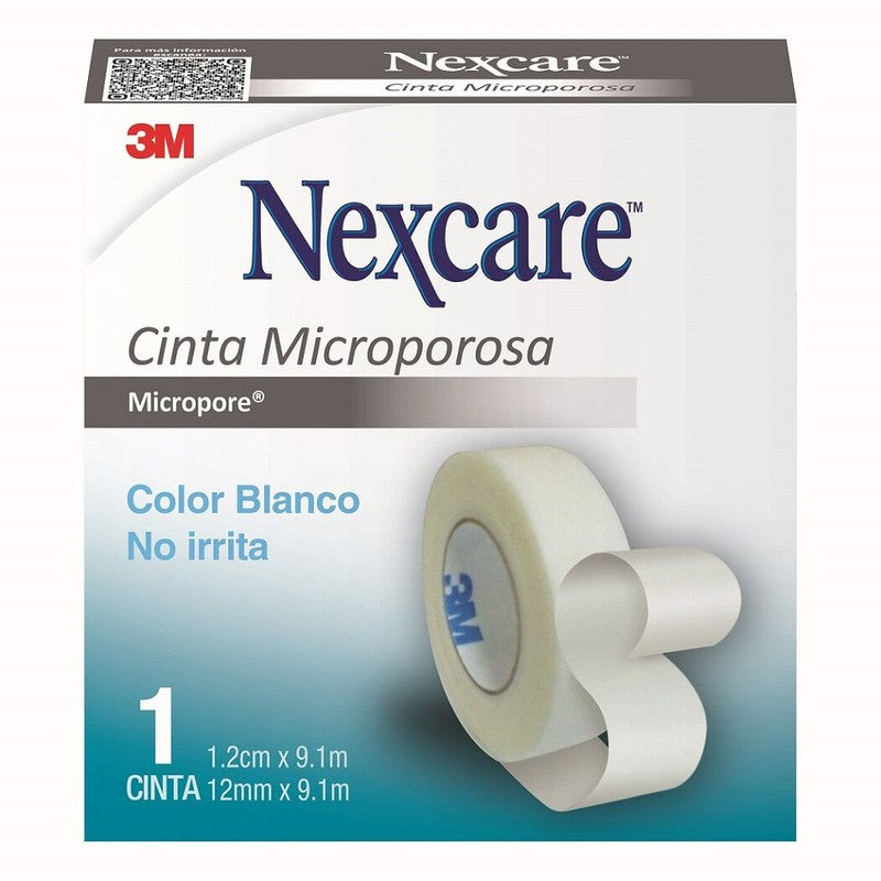 Nexcare Micropore Cinta Papel Blanco 2,4 Cm x 9,1 Metros