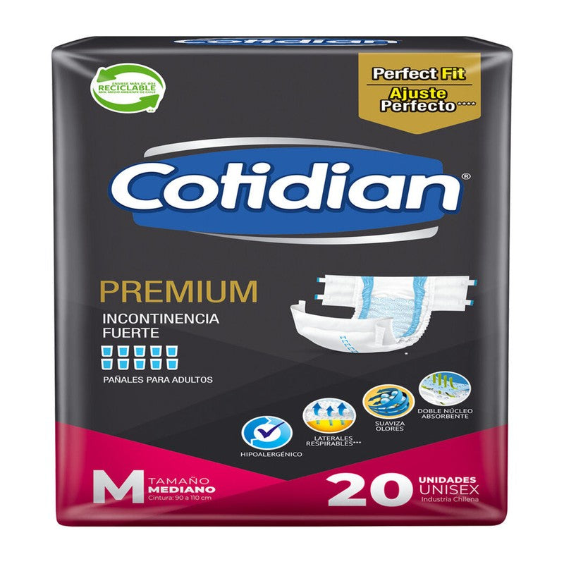 Cotidian Plus Metros x 20 Unidades (Pañal Adulto)