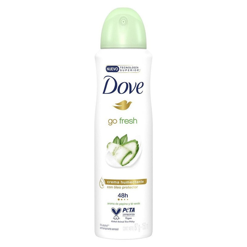 Dove Deo Sp Pepino Te Verde x 150 ml (Desodorantes)