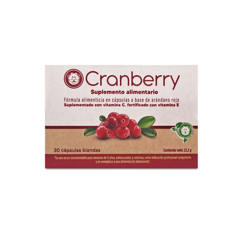 Nutrazul Cranberry +Vitc Pastillas Masticable x 60 (Cranberrys + Vitamina C)