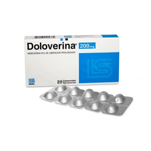 Doloverina Comprimidos 200 mg x 20 (Mebeverina)