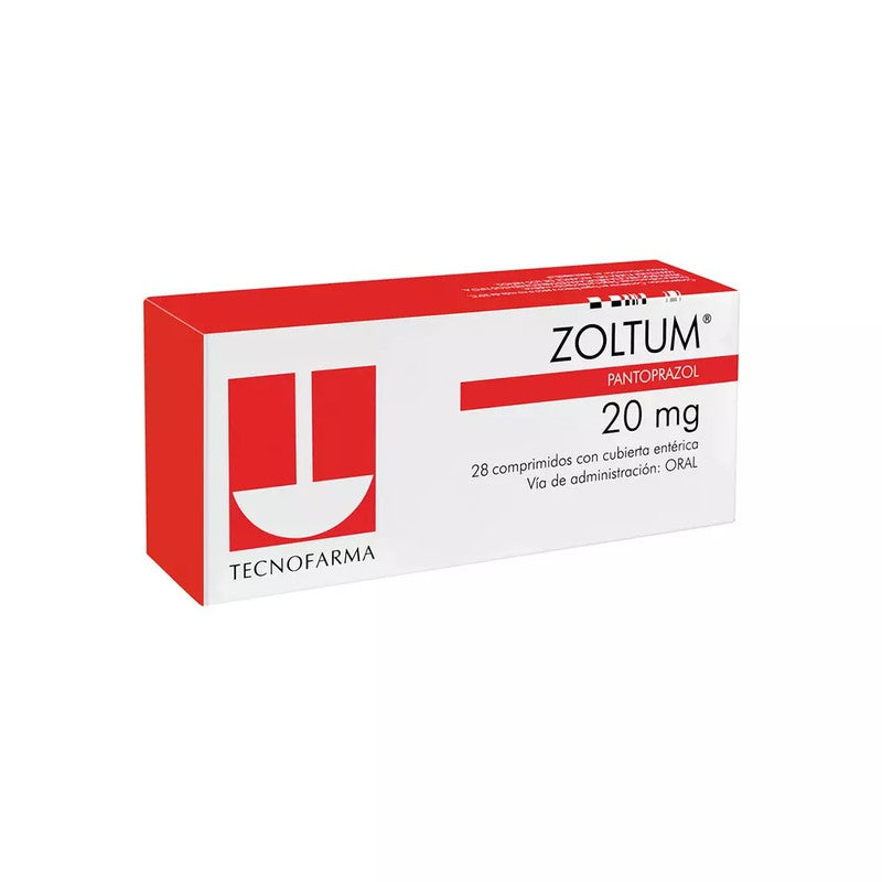 Zoltum Comprimidos 20 mg x 28 (Pantoprazol)