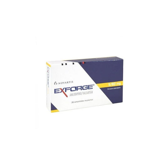 Exforge Comprimidos 5/ 80 mg x 56 (Valsartan/Amlodipino)