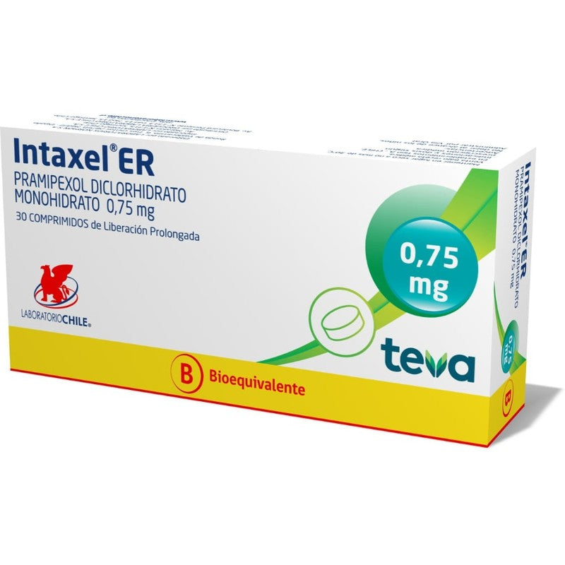 Intaxel Er Comprimidos 0,75 mg 30 (Pramipexol)