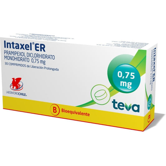 Intaxel Er Comprimidos 0,75 mg 30 (Pramipexol)