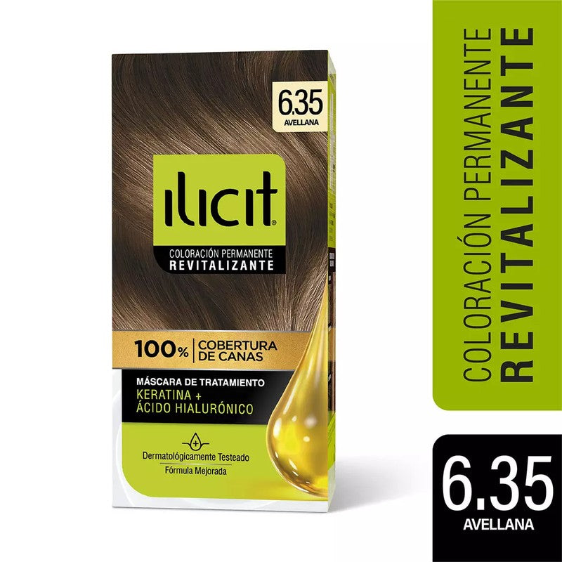 Ilicit Sin Amoniaco 6/35 Avellana x 55 Gr (Coloracion)