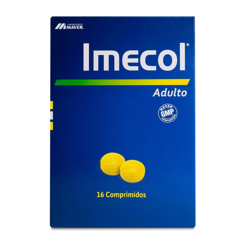 Imecol Adl Comprimidos x 16 (Nifuroxacida/Ftalilsulfatiazol)