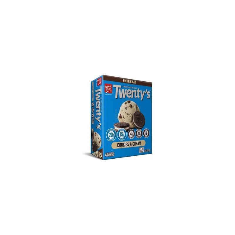 Twentys Protein Bar Cookies And Cream x 4 Unidades