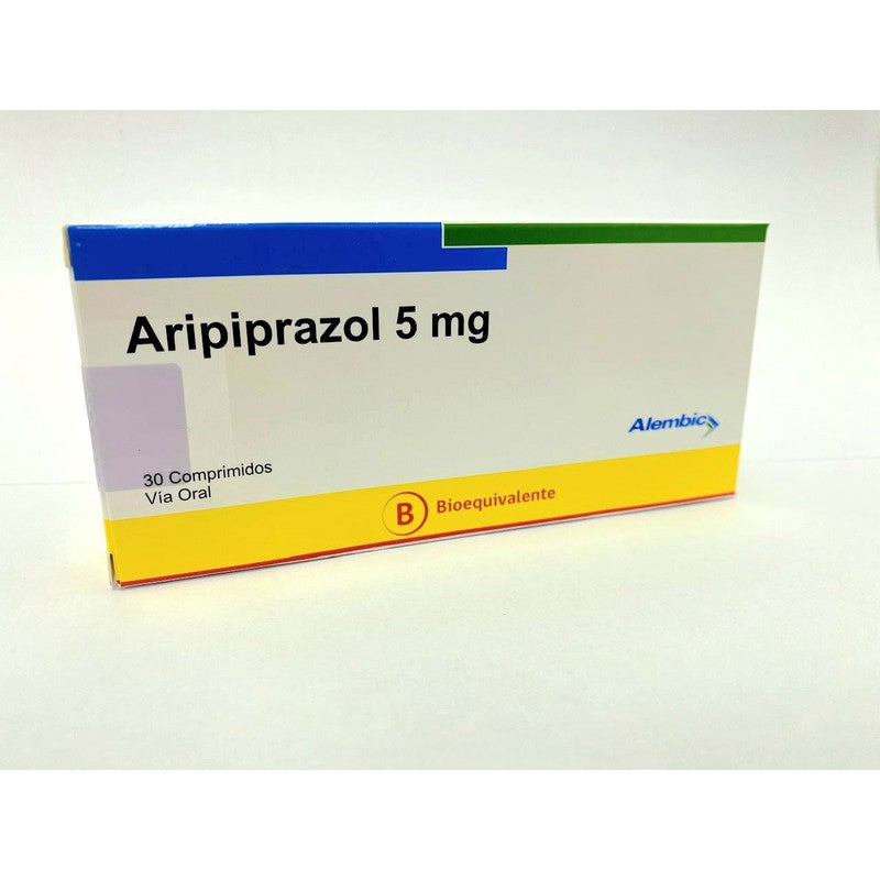 Aripiprazol Comprimidos 5 mg x 30 Comprimidos Alembic