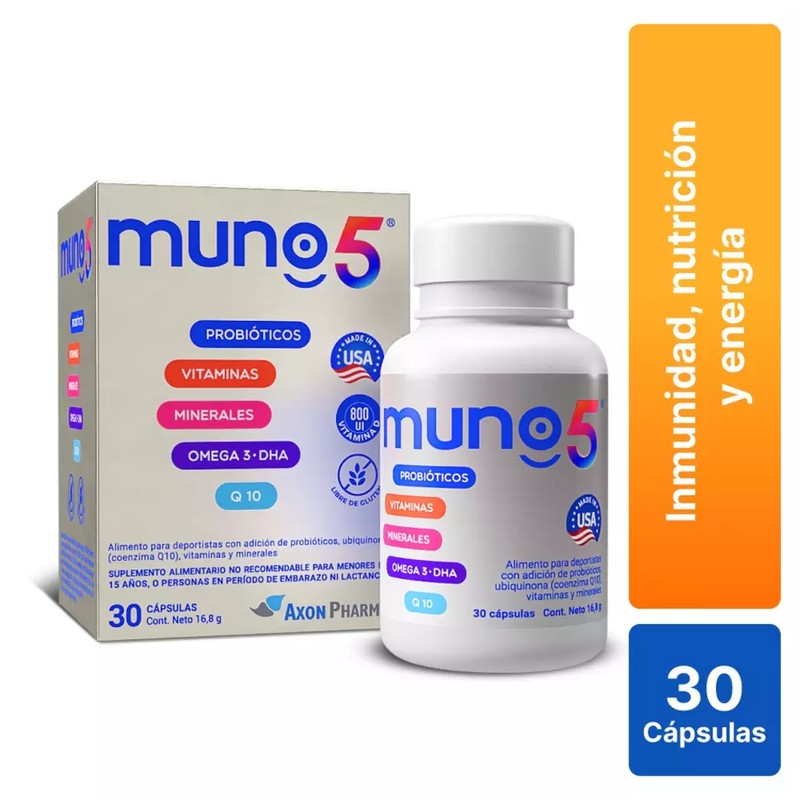Muno 5 Cápsulas x 30 (Vitaminas Y Suplementos)