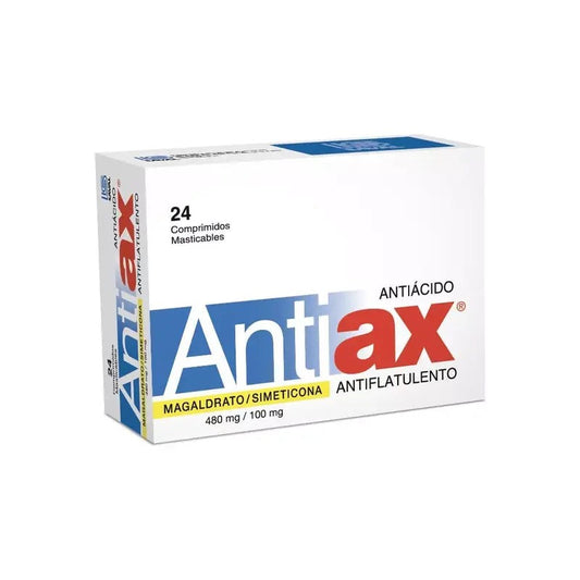 Antiax Comprimidos x 24 (Magaldrato / Simeticona)