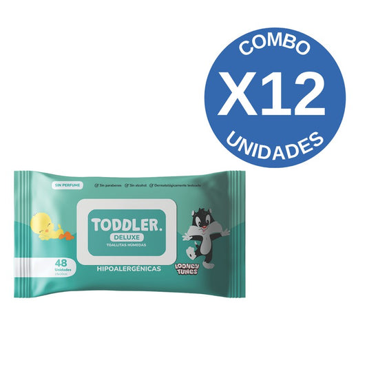 Toddler Toallas Humedas Bebe Sin Perfume x 48