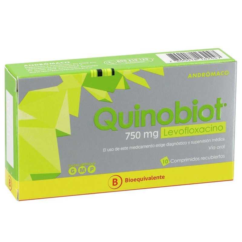 Quinobiot Comprimidos 750 mg x 10 (Levofloxacino)