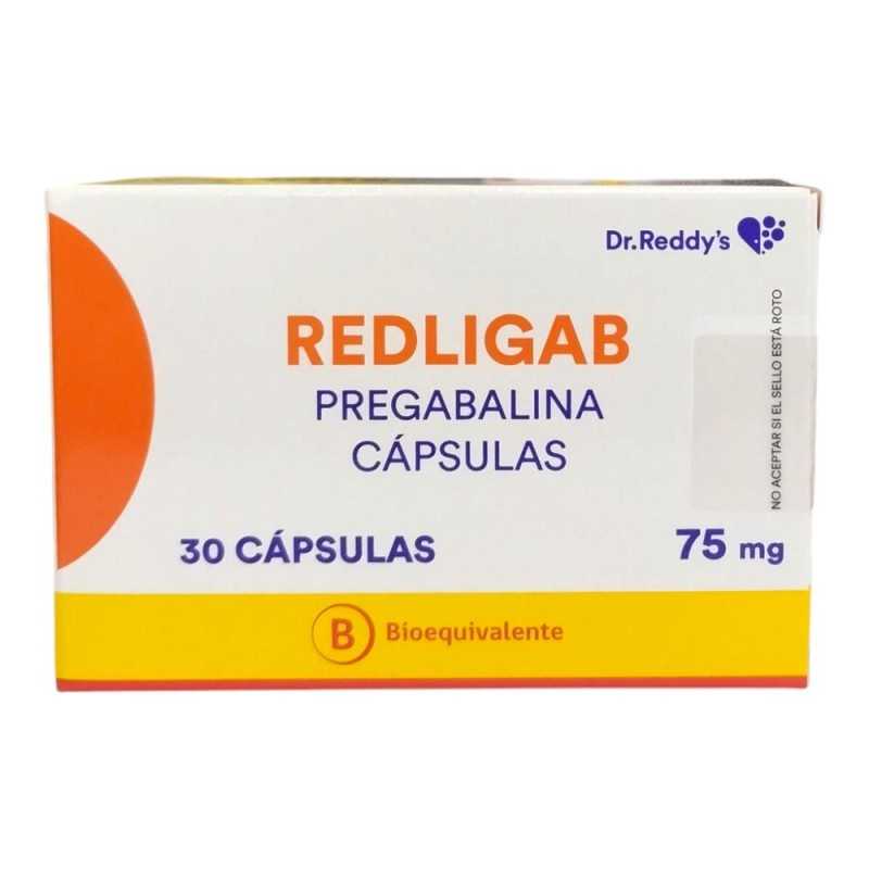 Redligab Cápsulas 75 mg x 30 (Pregabalina)