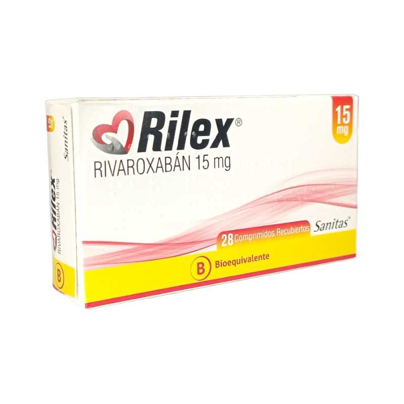 Rilex Comprimidos 15 mg x 28 (Rivaroxaban)
