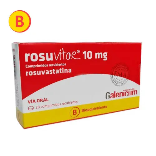 Rosuvitae Comprimidos 10 mg x 28 (Rosuvastatina)