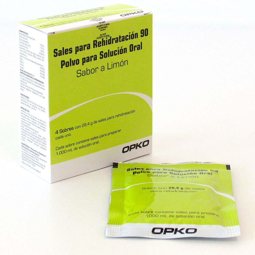 Sales De Rehidratacion 90 Sobres x 4 Opko (Sales De Hidratacion)