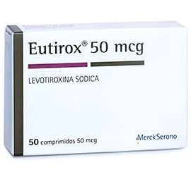 Eutirox Comprimidos 50 mcg x 50 (Levotiroxina)