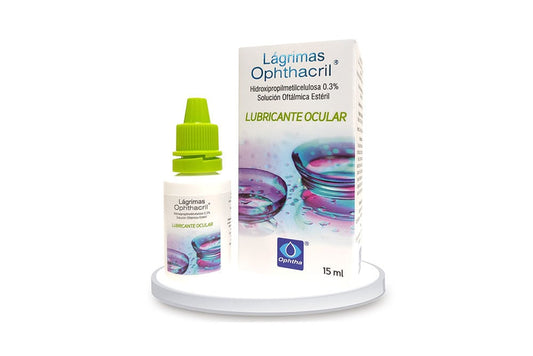Ophthacril Solución Oftálmica x 15 ml (Hidroxipropilmetilcelulosa)