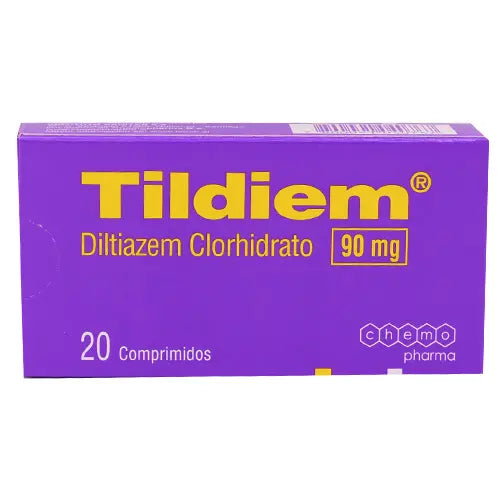 Tildiem Comprimidos 90 mg x 20 (Diltiazem)