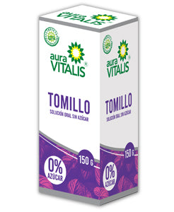 Tomillo Jarabe Sin Azucar x 150 ml Auravitalis