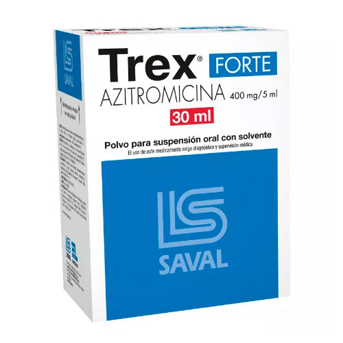 Trex Fuerte Sus 400mg/5ml x 20 ml (Azitromicina)