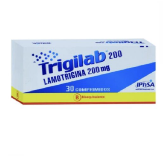 Trigilab Comprimidos 200 mg x 30 (Lamotrigina)