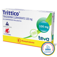 Trittico Comprimidos 100 mg x 20 (Trazodona)