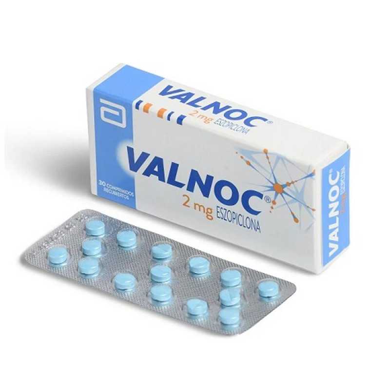 Valnoc Comprimidos 2 mg x 30 (Eszopiclona)