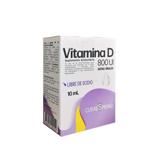 Vitamina D3 Gotas 800 Ui x 30 ml Auravitalis