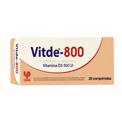 Vitde Comprimidos 800 mg x 30 (Vitamina D3)