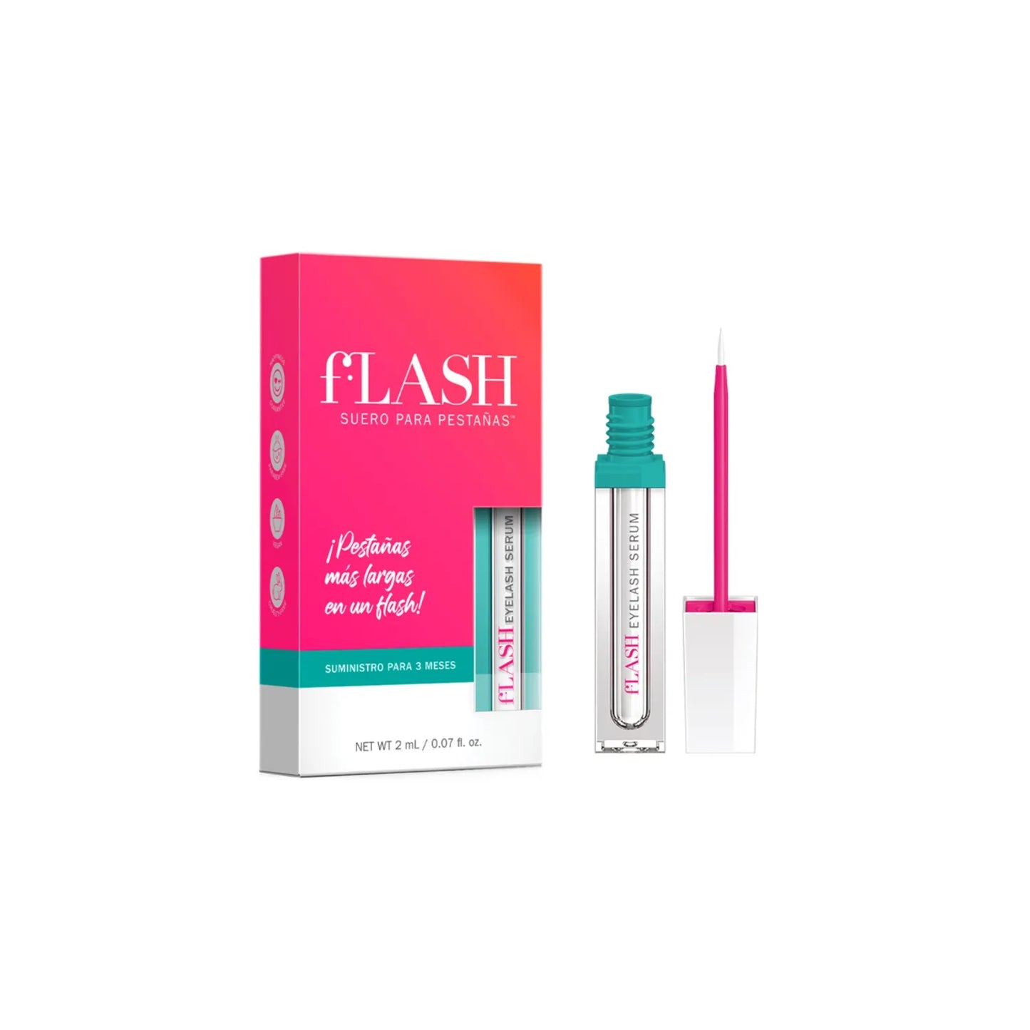 Flash Suero Para Crecimiento De Pestanas x 2 ml