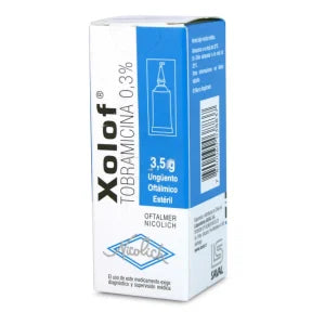 Xolof Ungüento Oftálmica 0,3 % x 3,5 Gr (Tobramicina)