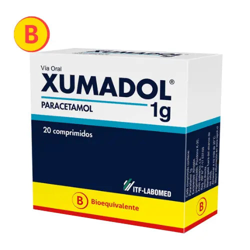 Xumadol Sobres Efv 1 Gr x 20 (Paracetamol)